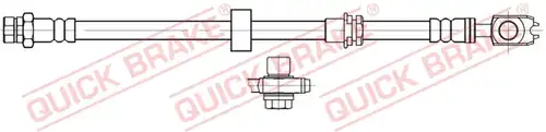 спирачен маркуч QUICK BRAKE 50.718X
