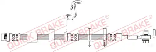 спирачен маркуч QUICK BRAKE 50.725X