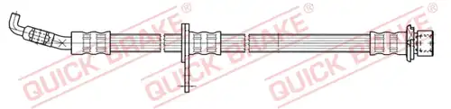 спирачен маркуч QUICK BRAKE 50.809