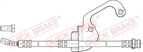 спирачен маркуч QUICK BRAKE 50.838X