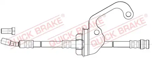 спирачен маркуч QUICK BRAKE 50.839X