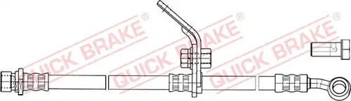 спирачен маркуч QUICK BRAKE 50.844X