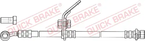 спирачен маркуч QUICK BRAKE 50.845X
