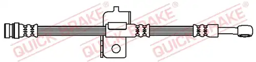 спирачен маркуч QUICK BRAKE 50.895