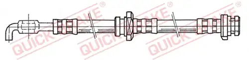спирачен маркуч QUICK BRAKE 50.966