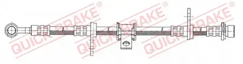 спирачен маркуч QUICK BRAKE 50.967