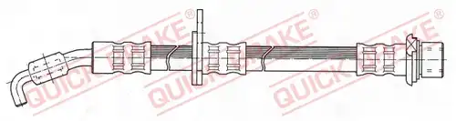 спирачен маркуч QUICK BRAKE 50.973