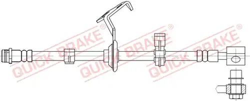 Спирачен маркуч QUICK BRAKE 58.825X