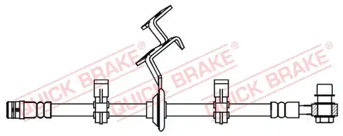 Спирачен маркуч QUICK BRAKE 58.834X