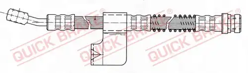 Спирачен маркуч QUICK BRAKE 58.955