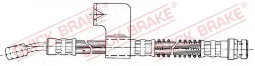 Спирачен маркуч QUICK BRAKE 58.958
