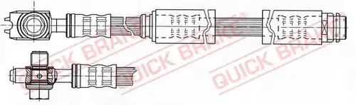 Спирачен маркуч QUICK BRAKE 58.962X