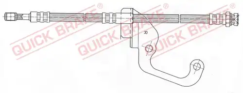 Спирачен маркуч QUICK BRAKE 59.921