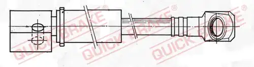 спирачен маркуч QUICK BRAKE 60.302