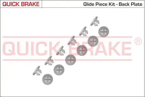 комплект принадлежности, спирани челюсти QUICK BRAKE 6859K