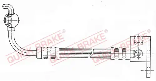 спирачен маркуч QUICK BRAKE 80.001