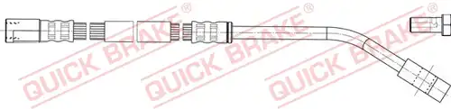 спирачен маркуч QUICK BRAKE 80.301X