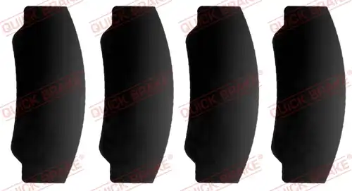 анти-вибрационно фолио, накладки QUICK BRAKE W1213