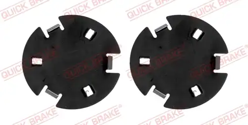 анти-вибрационно фолио, накладки QUICK BRAKE W1244