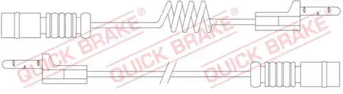 предупредителен контактен сензор, износване на накладките QUICK BRAKE WS 0176 A
