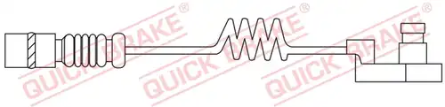 предупредителен контактен сензор, износване на накладките QUICK BRAKE WS 0184 A