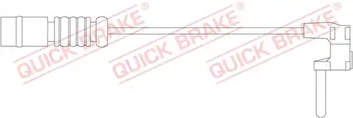 предупредителен контактен сензор, износване на накладките QUICK BRAKE WS 0212 A