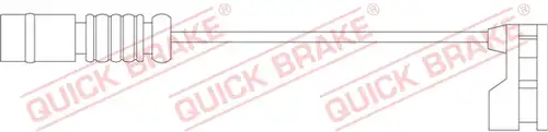 предупредителен контактен сензор, износване на накладките QUICK BRAKE WS 0228 A