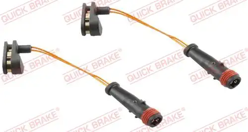 предупредителен контактен сензор, износване на накладките QUICK BRAKE WS 0229 A