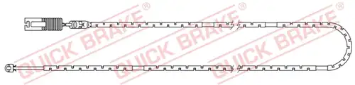 предупредителен контактен сензор, износване на накладките QUICK BRAKE WS 0246 A