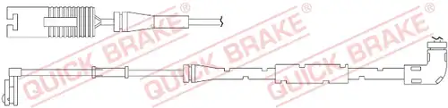 предупредителен контактен сензор, износване на накладките QUICK BRAKE WS 0262 A