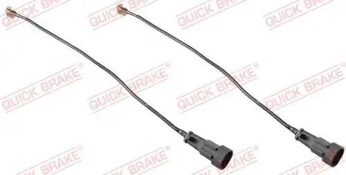 предупредителен контактен сензор, износване на накладките QUICK BRAKE WS 0282 A