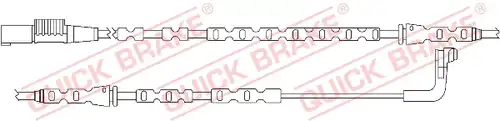 предупредителен контактен сензор, износване на накладките QUICK BRAKE WS 0286 A
