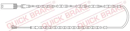 предупредителен контактен сензор, износване на накладките QUICK BRAKE WS 0287 A