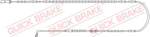 предупредителен контактен сензор, износване на накладките QUICK BRAKE WS 0292 A