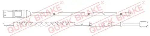 предупредителен контактен сензор, износване на накладките QUICK BRAKE WS 0321 A