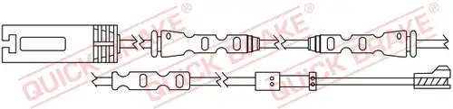 предупредителен контактен сензор, износване на накладките QUICK BRAKE WS 0324 A