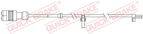 предупредителен контактен сензор, износване на накладките QUICK BRAKE WS 0348 A