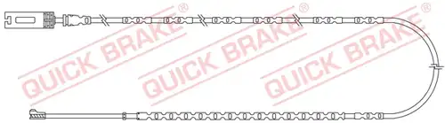 предупредителен контактен сензор, износване на накладките QUICK BRAKE WS 0355 A