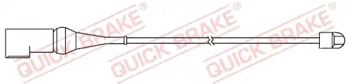 предупредителен контактен сензор, износване на накладките QUICK BRAKE WS 0368 A