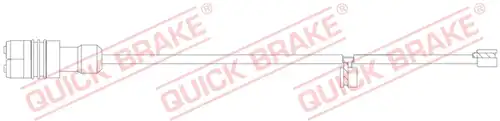 предупредителен контактен сензор, износване на накладките QUICK BRAKE WS 0396 A