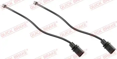 предупредителен контактен сензор, износване на накладките QUICK BRAKE WS 0400 A