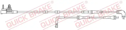 предупредителен контактен сензор, износване на накладките QUICK BRAKE WS 0420 A