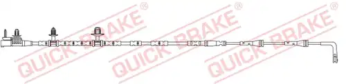 предупредителен контактен сензор, износване на накладките QUICK BRAKE WS 0437 A