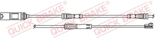 предупредителен контактен сензор, износване на накладките QUICK BRAKE WS 0445 A