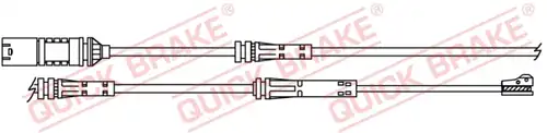 предупредителен контактен сензор, износване на накладките QUICK BRAKE WS 0446 A
