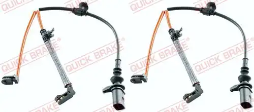 предупредителен контактен сензор, износване на накладките QUICK BRAKE WS 0489 A