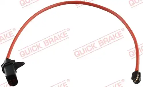 предупредителен контактен сензор, износване на накладките QUICK BRAKE WS 0491 A