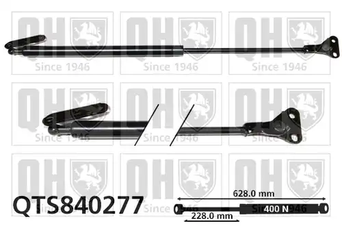 газов амортисьор, багажно/товарно пространство QUINTON HAZELL QTS840277