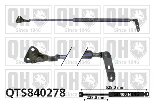 газов амортисьор, багажно/товарно пространство QUINTON HAZELL QTS840278