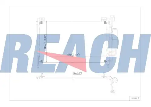 кондензатор, климатизация REACH 1.31.3891.PD